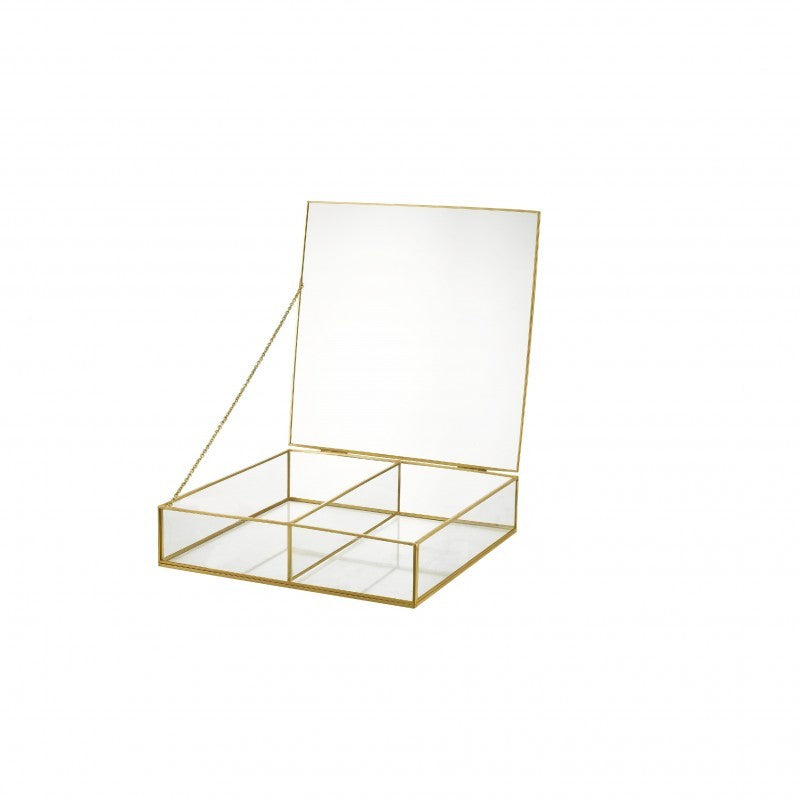 Cover Box 2 Division 16*16 H 5,5 Gold