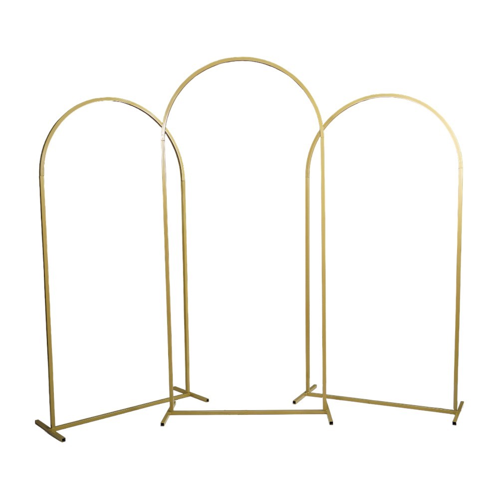 Tris vele ad arco color oro
