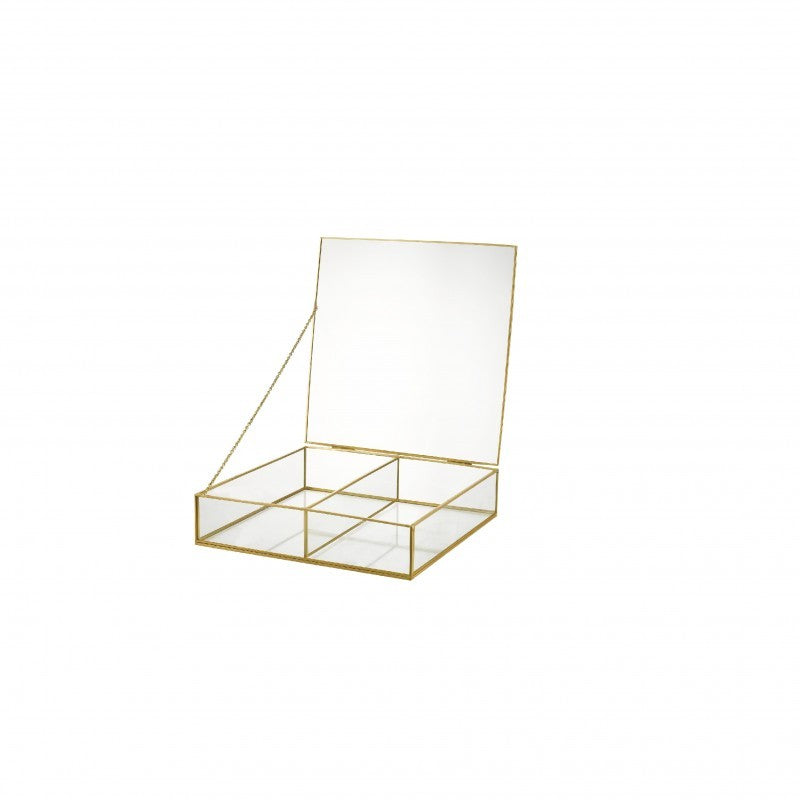 Cover Box 2 Division 12*12 H 5,5 Gold