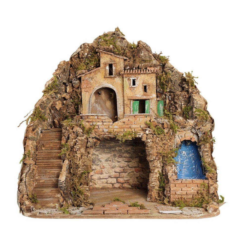 Presepe con cascata 42x30x40