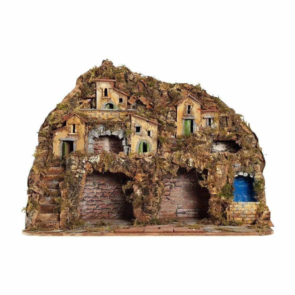Presepe con cascata 60x42x50