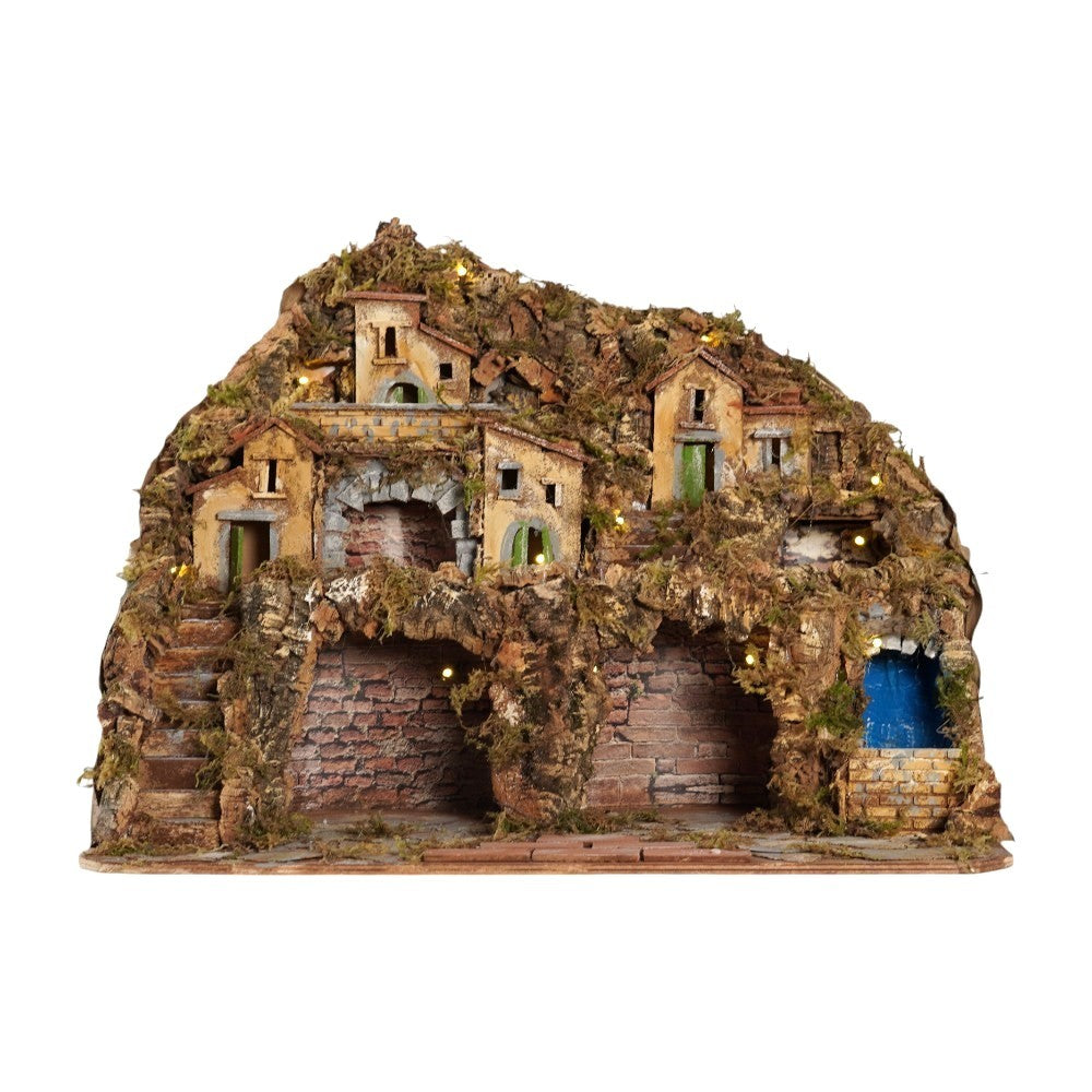 Presepe con cascata 60x42x50