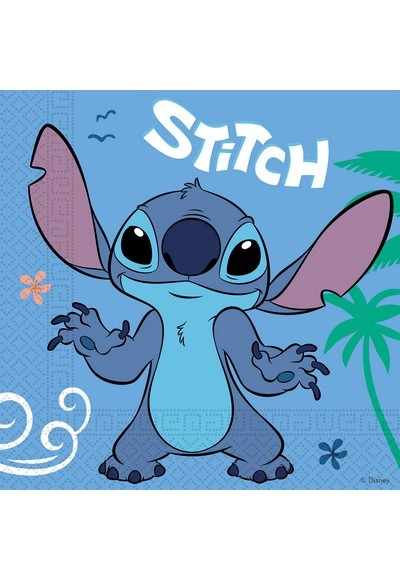 Tovaglioli in carta di Stitch 33x33 20pz