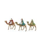 statuette Tre Re magi a cammello serie cm 8 Landi