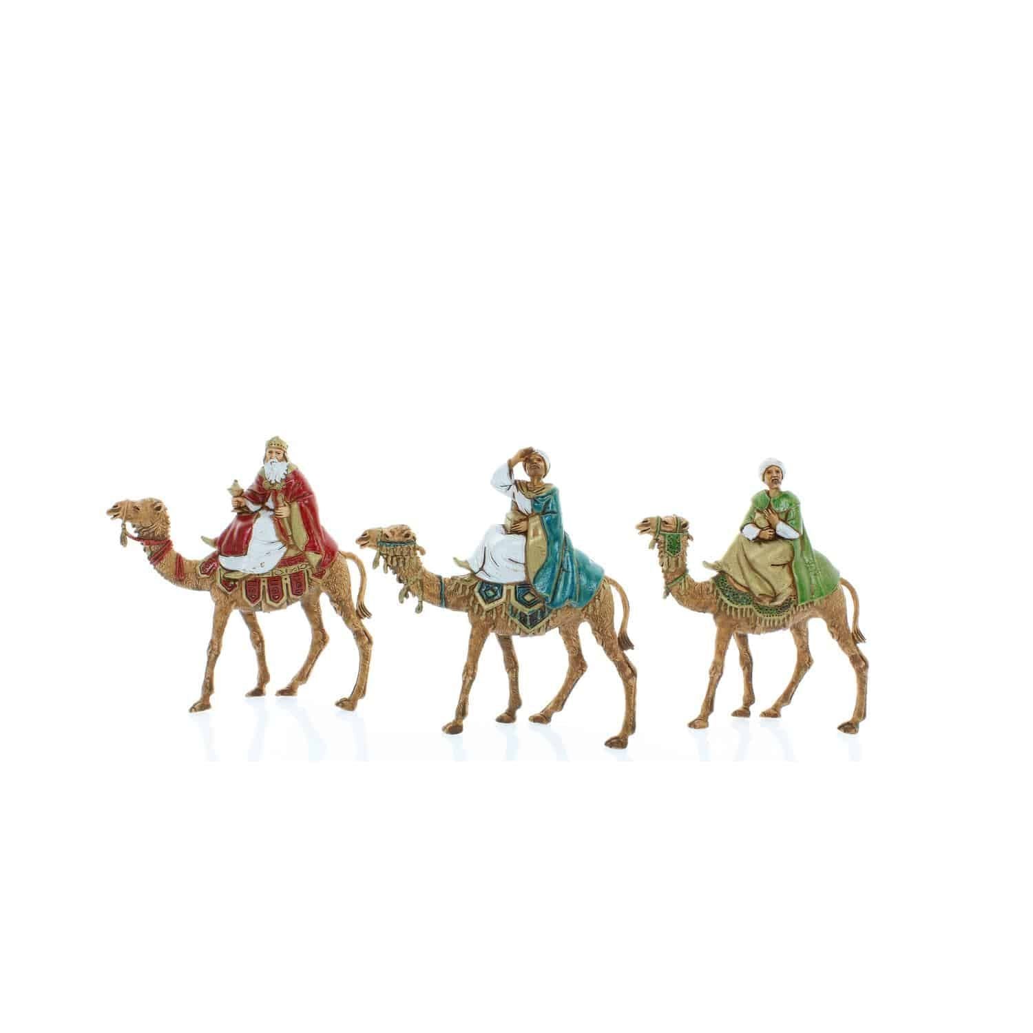 statuette Tre Re magi a cammello serie cm 8 Landi