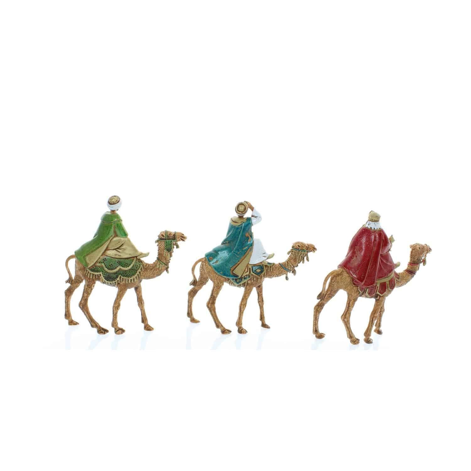 statuette Tre Re magi a cammello serie cm 8 Landi