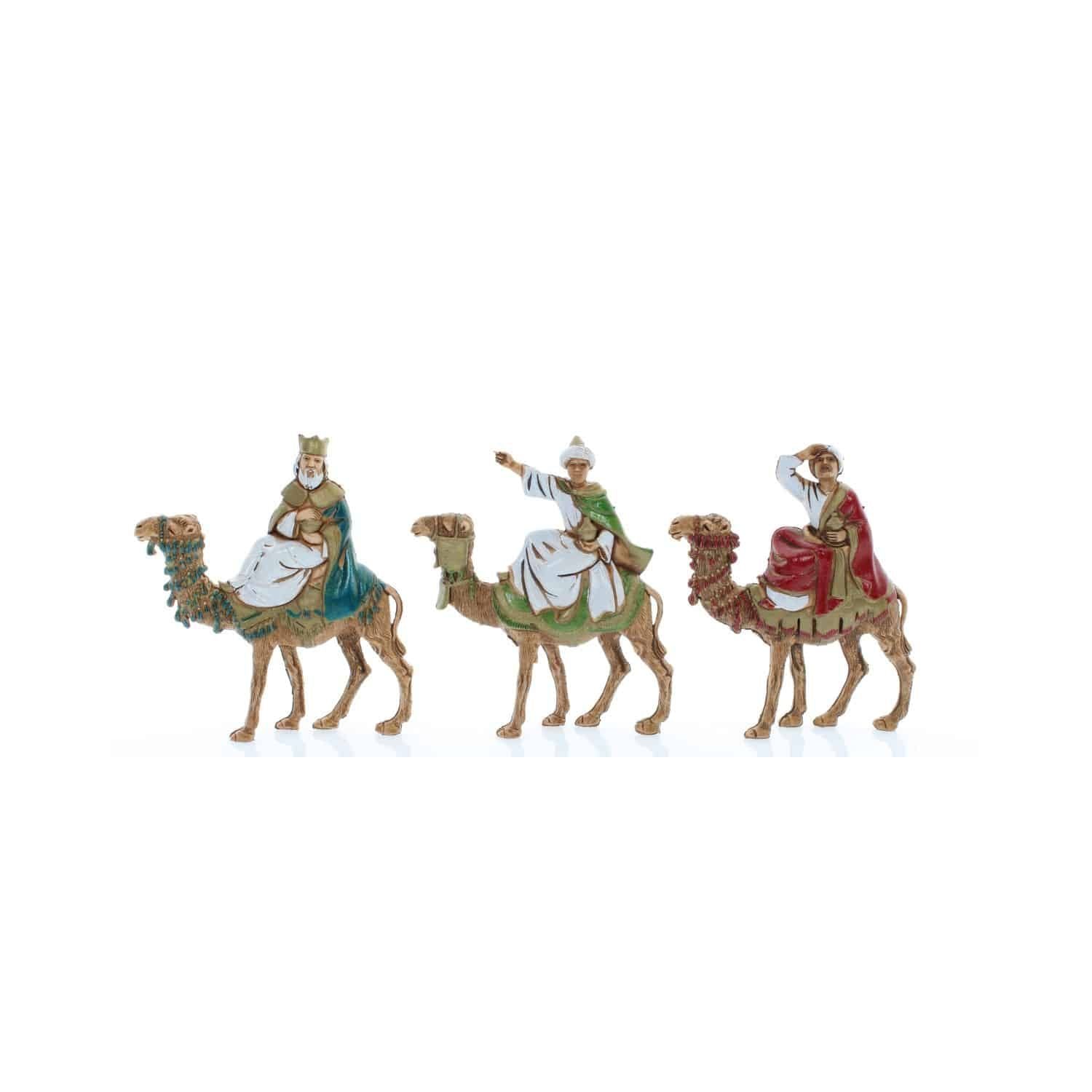 Set Re Magi sul dorso del cammello serie 6 cm Landi Moranduzzo