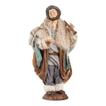 Pifferaio in terracotta vestito cm 35