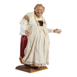 Statuina in terracotta vestita a mano Bella 'mbriana cm 30