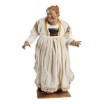 Statuina in terracotta vestita a mano Bella 'mbriana cm 30