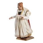 Statuina in terracotta vestita a mano Bella 'mbriana cm 30