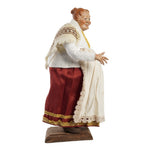Statuina in terracotta vestita a mano Bella 'mbriana cm 30