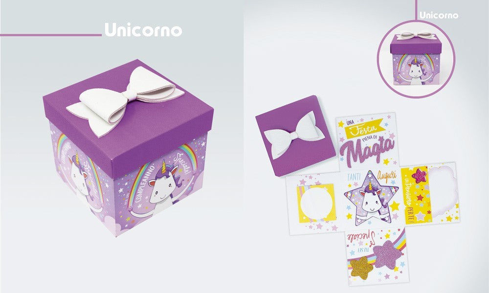 Scatola regalo Skatush Unicorno