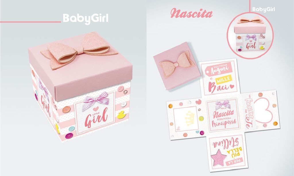 Scatola regalo Skatush Baby Girl Nascita