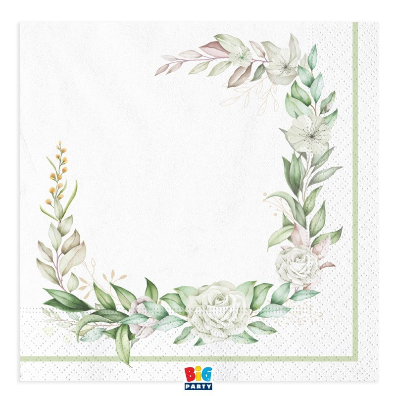 Tovaglioli di carta Greenery 16pz 33cm