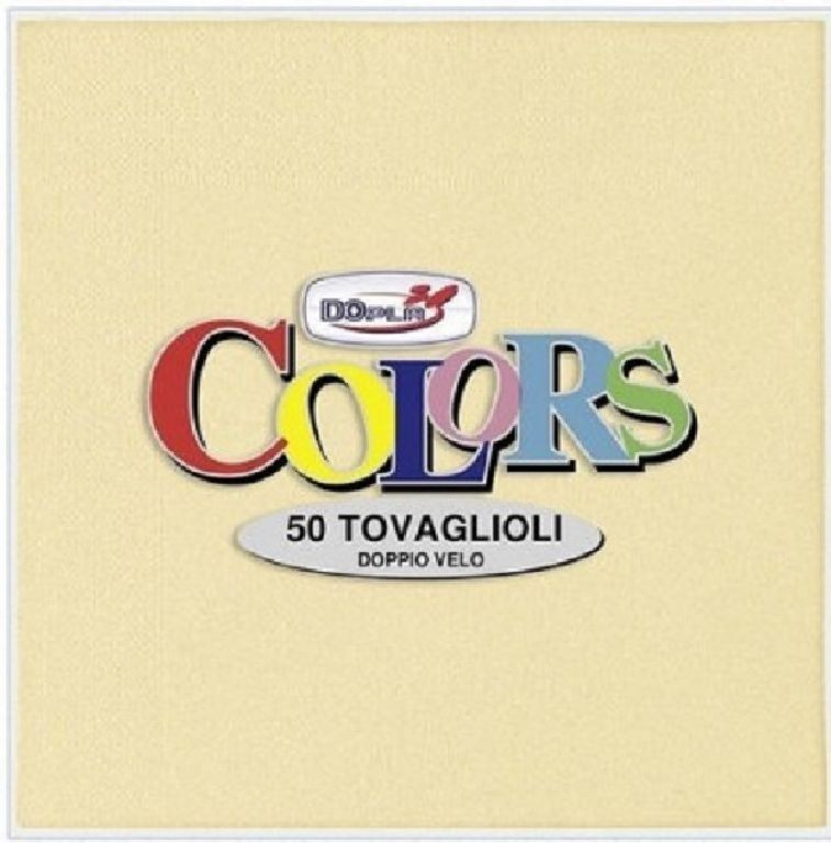 Tovaglioi di carta Crema 33x33 cm 50 Pz