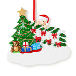 Scalinata e albero di natale in 1