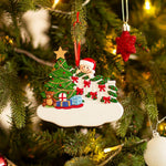 Scalinata e albero di natale in 1