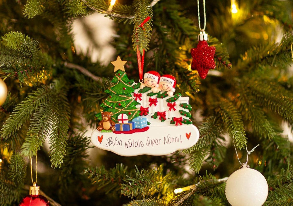 Scalinata e albero di natale in 2