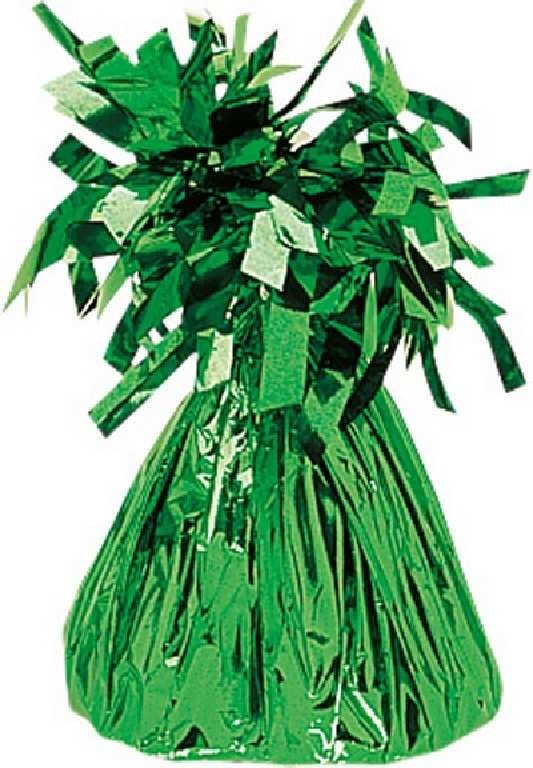 Pesetto ciuffo Verde 170gr per palloncini gonfiati ad elio