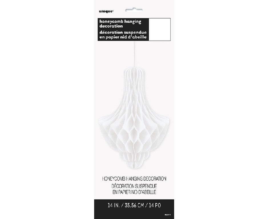 Festone lampadario Bianco 36 cm