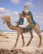 statuette Tre Re magi a cammello serie cm 8 Landi