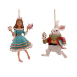 Vetur | Statuine per Albero di Natale Alice e Bian Coniglio - 10cm 1pz