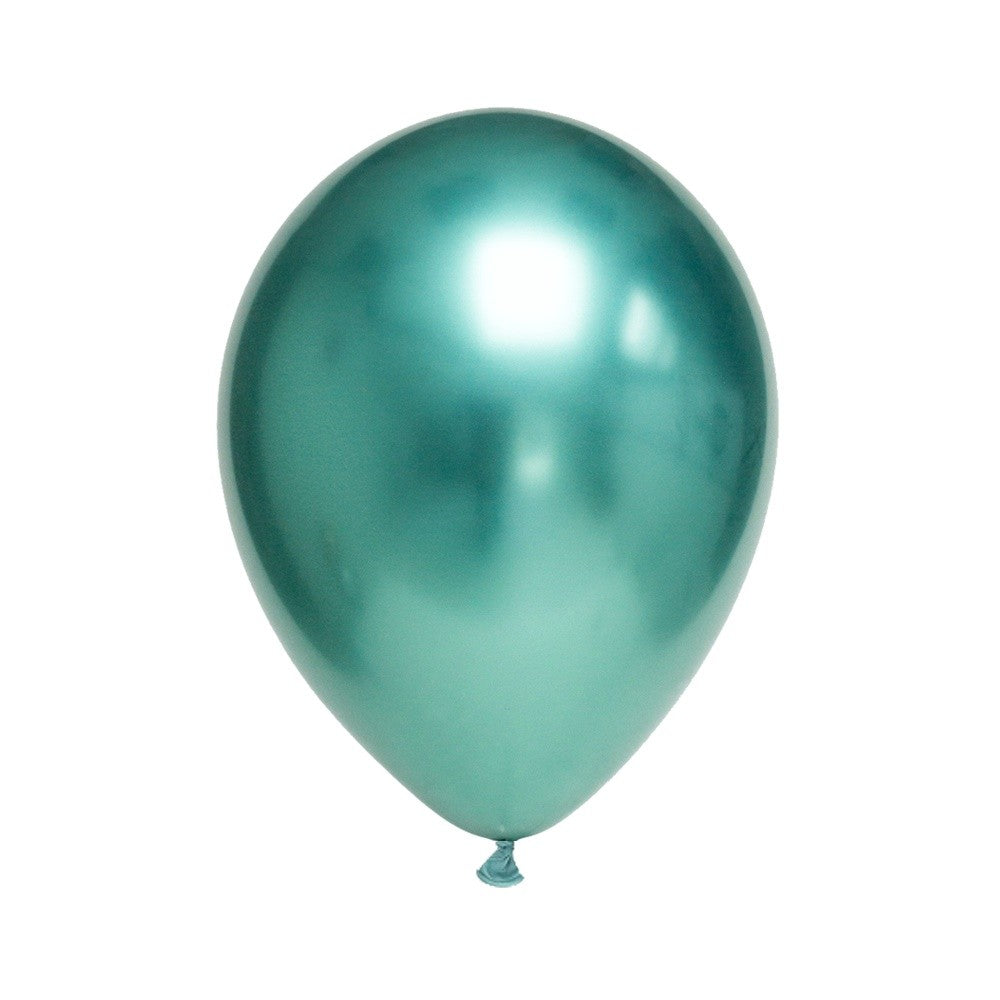 100pz Palloncini professionali 12 pollici 30 cm Verde Chrome Mirror