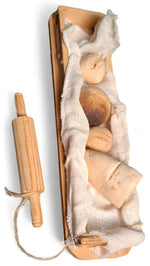 Satuina panettiere Camillo con pane 40cm