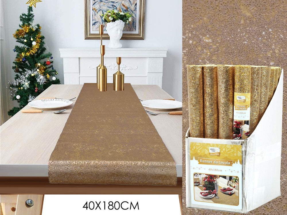 RUNNER NAT, 40X180CM ORO DISPL