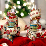 vetur | Pendente per albero di Natale Alice - Tazze e orologi 12 cm 1 pz