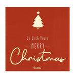 Tovaglioli Merry Christmas Tree 3 Veli 33x33 cm