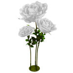 ROSA DIAM. 75 CM - STELO CM 130 BIANCO