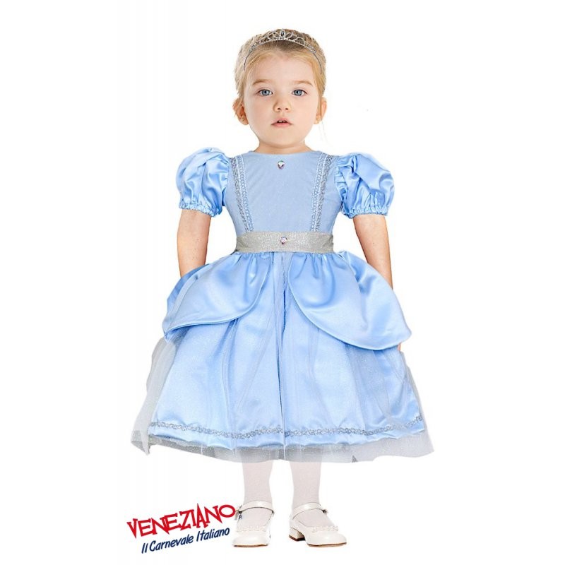 Costume di Carnevale Reginetta al Ballo bambina 3-24 mesi