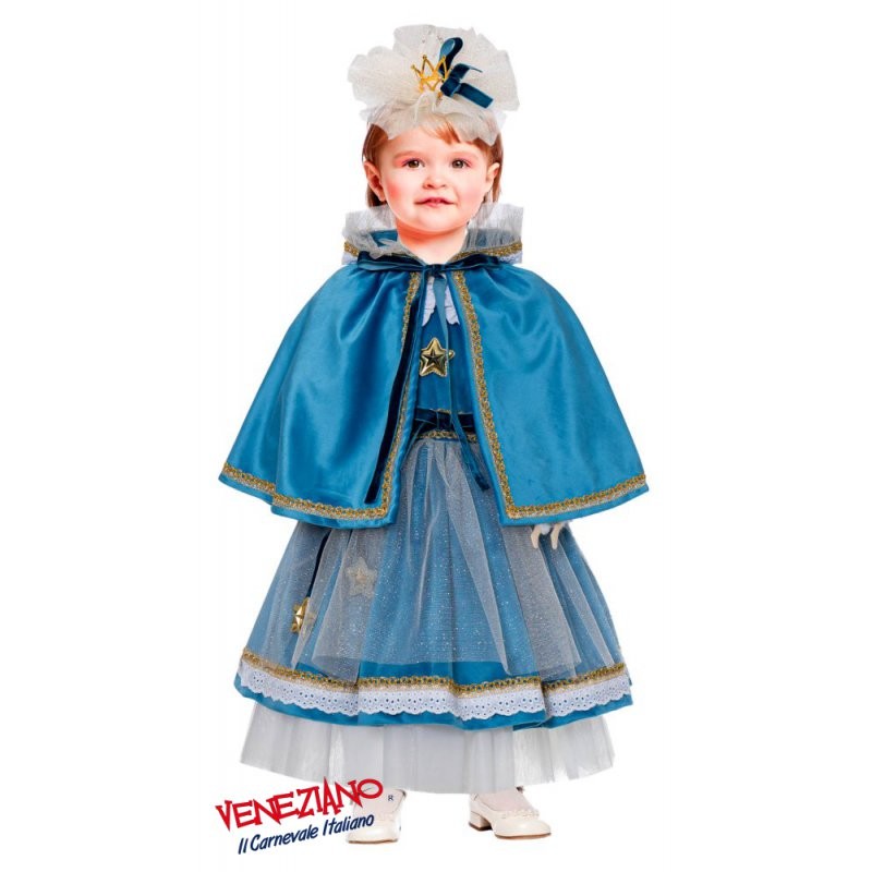 Costume di Carnevale Reginetta bambina 3-24 mesi