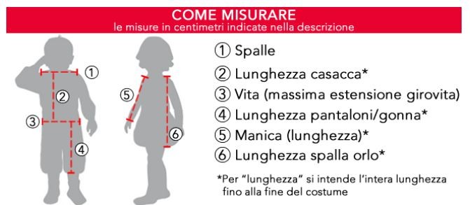 Costume vestito di carnevale Carabiniere alta uniforme da 7 a 10 anni