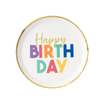 Piatti 21cm Happy BirthDay 8pz