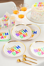 Piatti 21cm Happy BirthDay 8pz