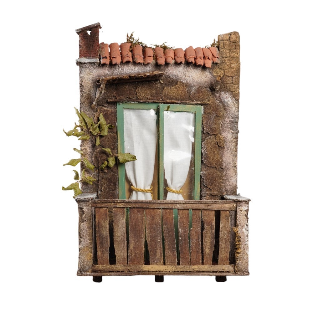 Scena presepiale Balcone per pastori 20 cm