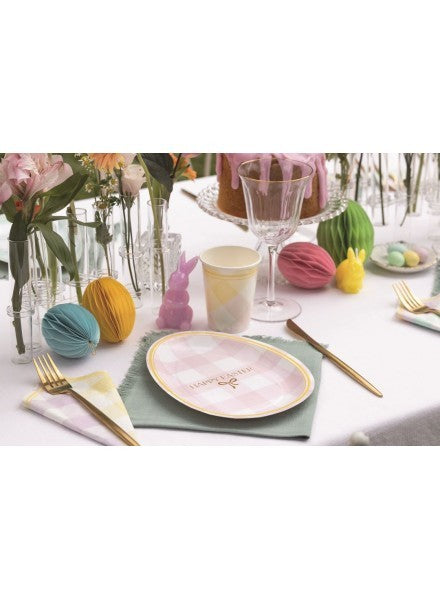 Piatti di carta 22cm Shaped Easter 8pz