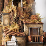 Presepe con vicolo 83x61x106 cm per pastori 10 cm