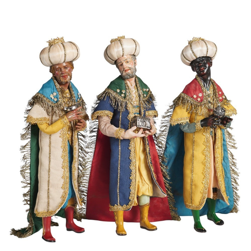 Tris Statuette Re Magi cm 35