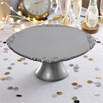Alzatina per frutta e dolci Silver argento 24x10 cm