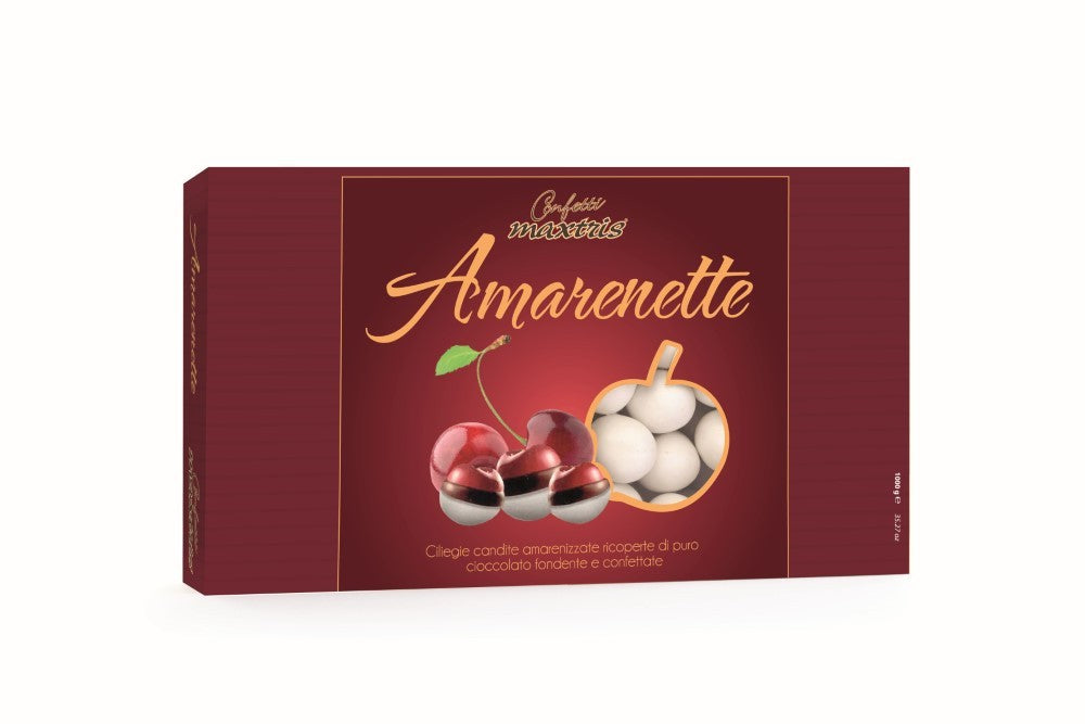 Confetti Amarenette bianche 1kg Maxtris senza glutine