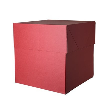 Scatola regalo a sorpresa Box Surprise per palloncini 50x50x50 cm Rossa