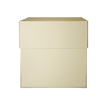 Scatola regalo a sorpresa Box Surprise per palloncini 50x50x50 cm Avorio
