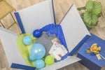 Scatola regalo a sorpresa Box Surprise per palloncini 50x50x50 cm Blu
