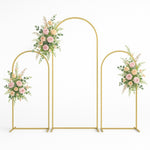 Tris vele ad arco light color oro