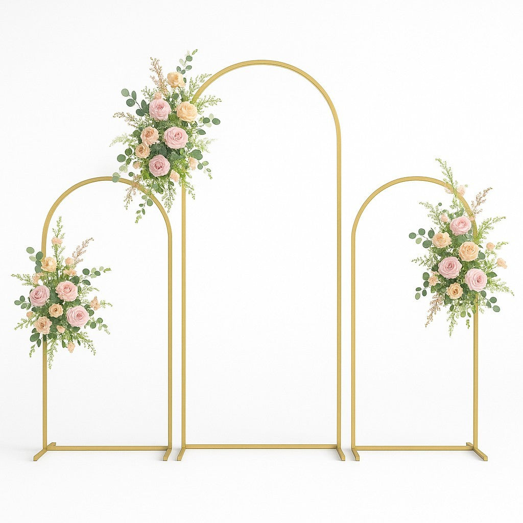 Tris vele ad arco light color oro