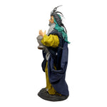 Pastore statuina Re Magio Bianco 18 cm di terracota vestito